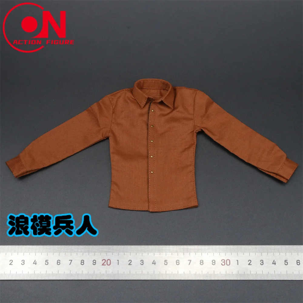 In Stock 1/6 Scale Fashionable Trendy Casual Long Sleeved Suit Shirt Fit 12'' Male Soldier Action Figure Body Model