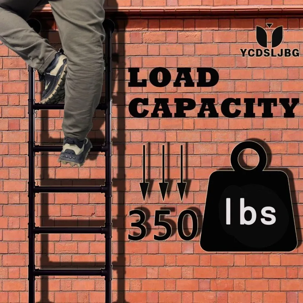 سلم سرير علوي معدني موفر للمساحة للمنزل والعلية والطابق السفلي والهروب في حالات الطوارئ