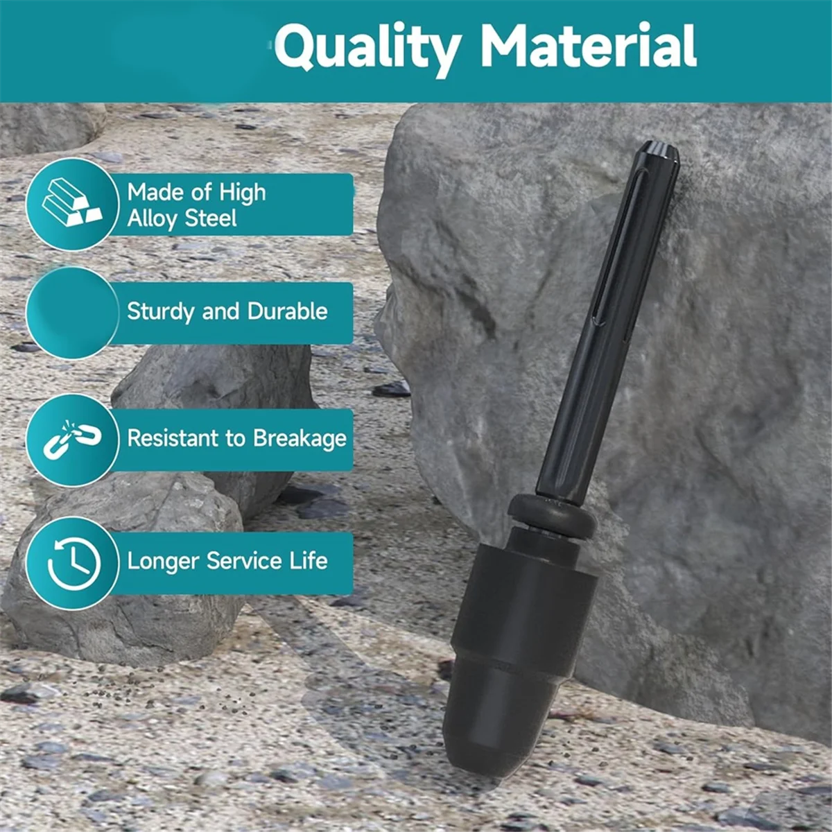 BAAQ SDS Max ถึง SDS Plus อะแดปเตอร์ Chuck เจาะ Converter Shank Quick เครื่องมือสําหรับสว่านโรตารี่