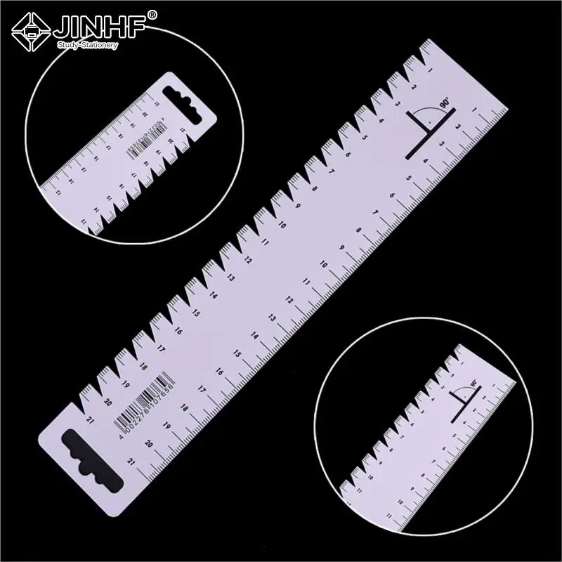 1PC DIY Patchwork Ruler Ultrathin Soft 21cm Sewing Tools Accessories Quilting Tools Handmade