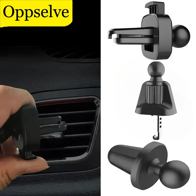 Car Air Vent Clip Upgrade Version Phone Holder Clip Ball Head 17mm Common Head Multiple-Type Car Air Mount 360 Rotatable Bracket