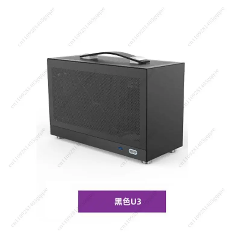 Tragbares ITX MINIA4-Gehäuse, Dense Hole S300 A4 Desktop-Kleingehäuse – Detail 4