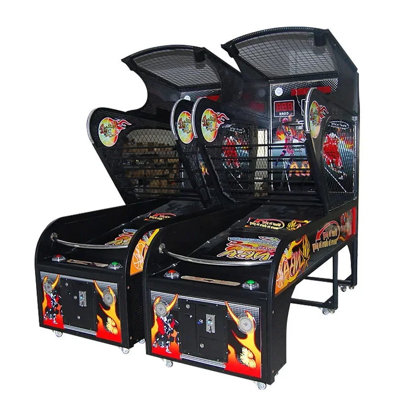 Hot sale high quality amusement equipment luxury street basketball arcade coin operated game machine