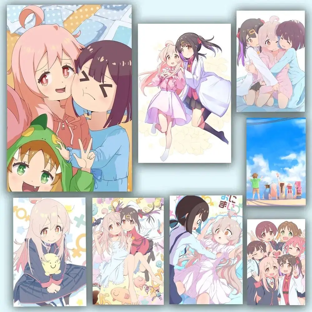 Cute Anime O-Onimai I am Now Your Sister Posters Self Adhesive Waterproof Ideal For Living Room Bedroom Bar Decoration