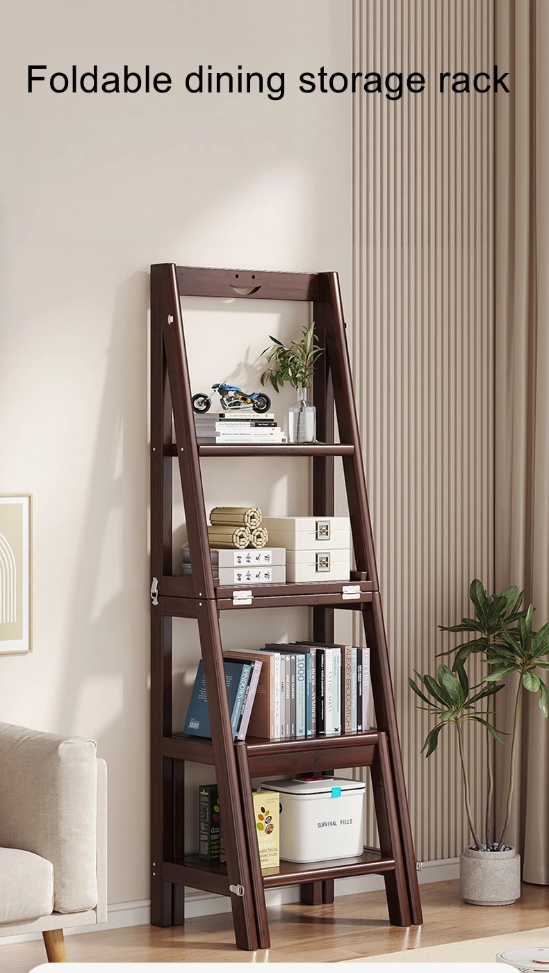 Multi functional ladder for household use, foldable and extendable ladder stool, dual-purpose thick zigzag ladder
