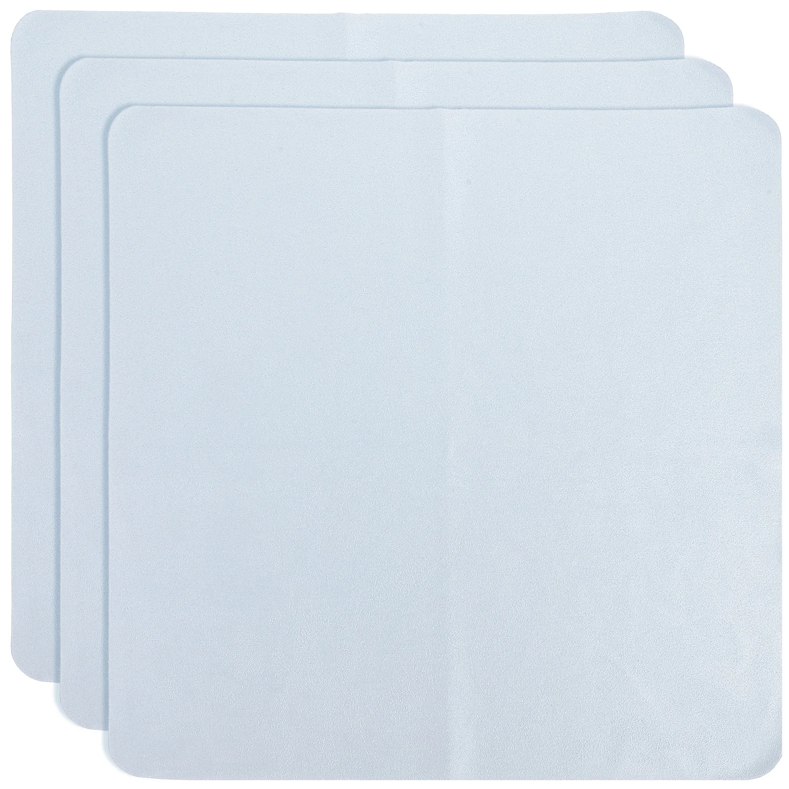 

3pcs Gray Microfiber Cleaning Cloth Large Size Reusable Eyeglass Wipes Glasses Lens Cloth Phone Camera Screen Jewelry Dust Oil