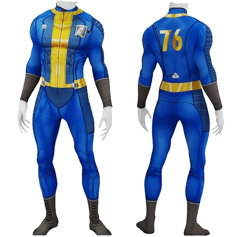 Autunno Cosplay Outfit Lucy Costume Vault 33 Sorvissuto femminile Vestito Vault 76 Tuta Vault 111 Halloween Party Donna Uomo Nuovo Arr #   1