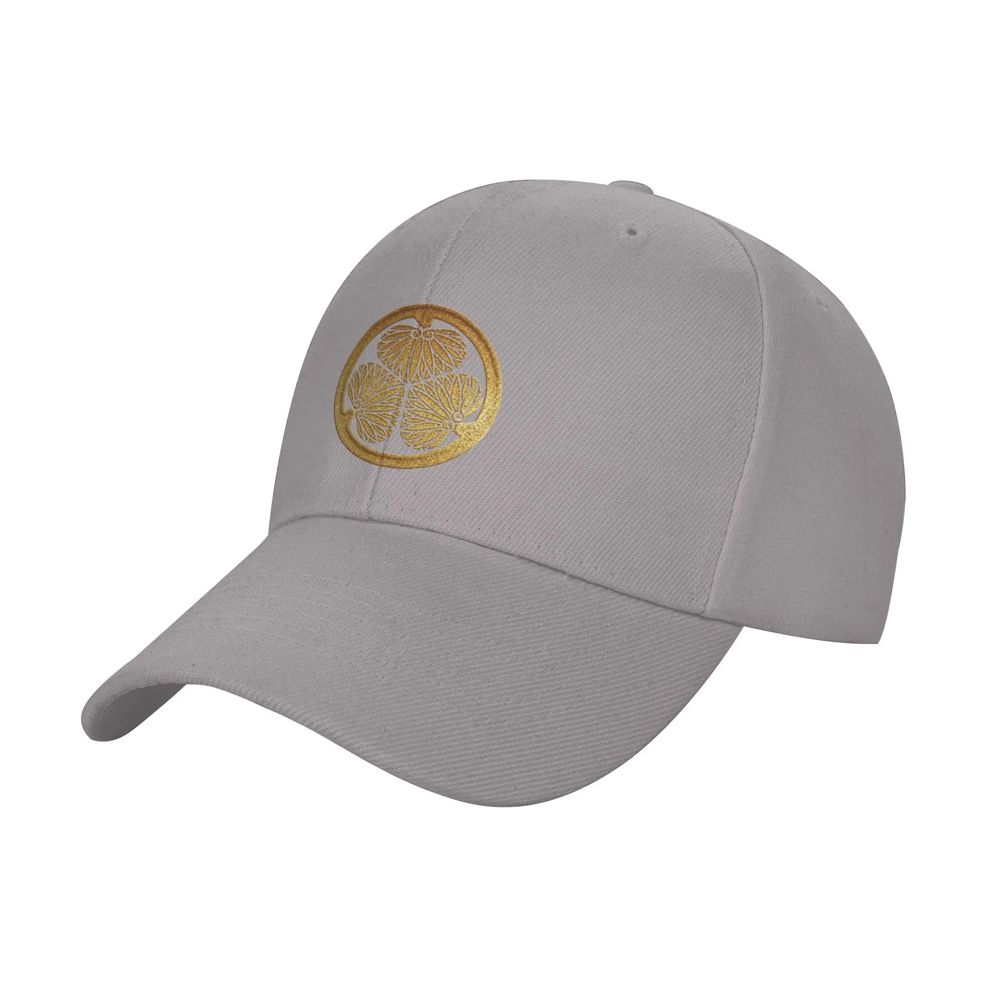 Hot Sale Tokugawa Aoi Kamon in Gold Seal Baseball Cap  Relaxed Fit Women's Caps  Dog Walking Women's Caps