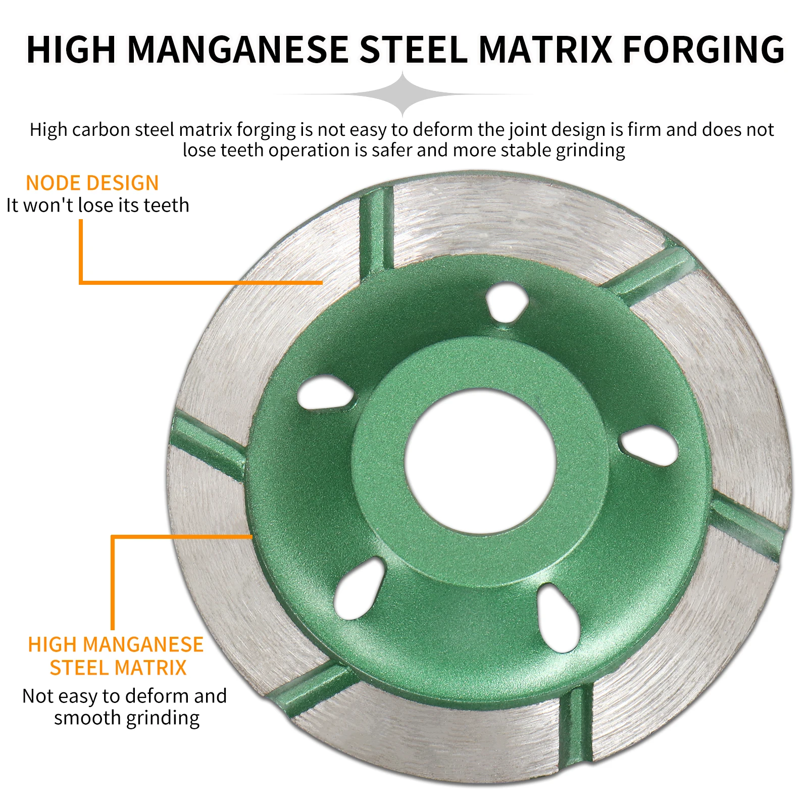 80mm Diamond Grinding Wood Carving Disc Wheel Disc Bowl Shape Grinding Cup Concrete Granite Stone Ceramic Cutting Disc Tool