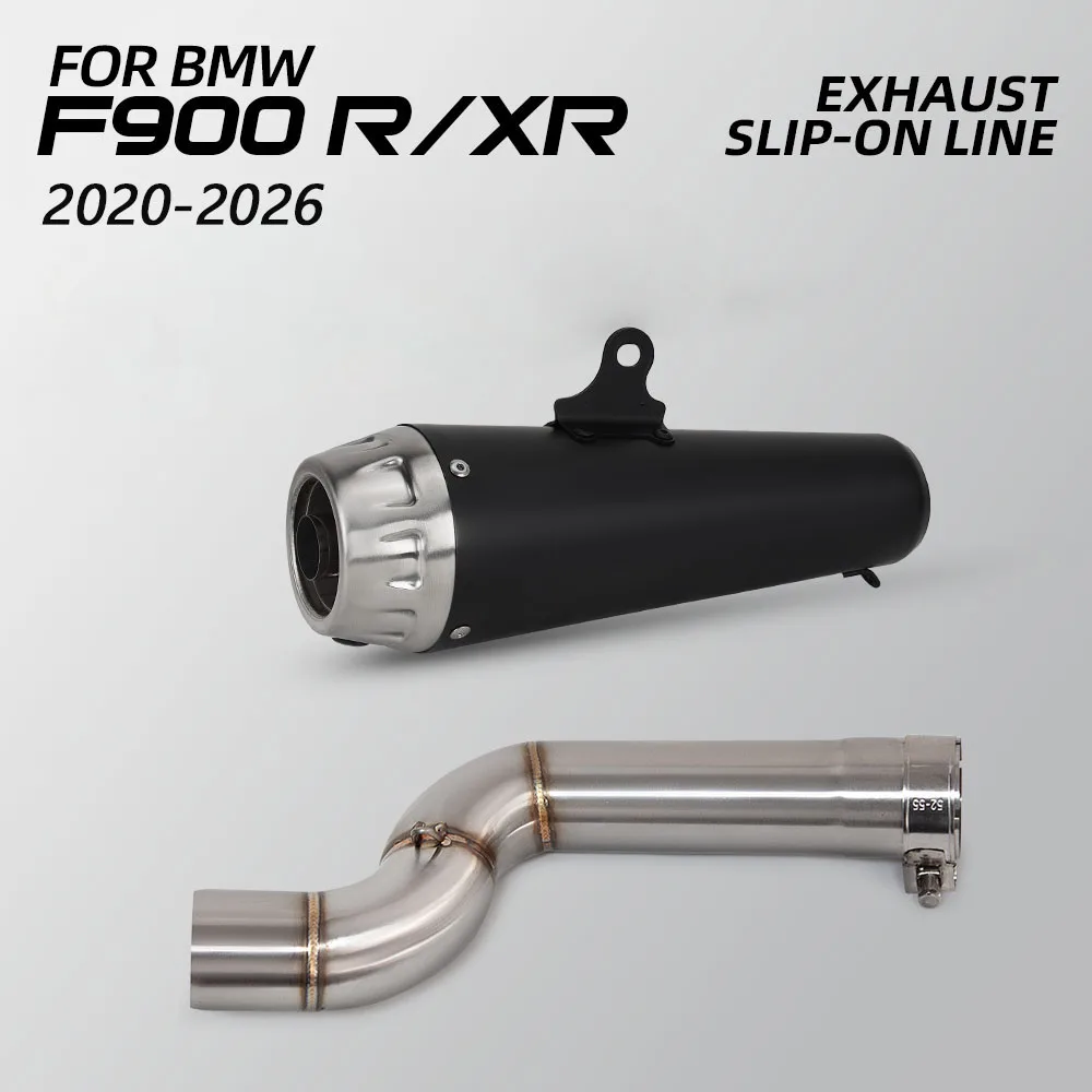 F900XR Exhaust Muffler For F900R F900-R/XR 2020-2026 Motorcycle Slip on Line Exhausts Pipe Pro Race Tail Tube with DB Killer