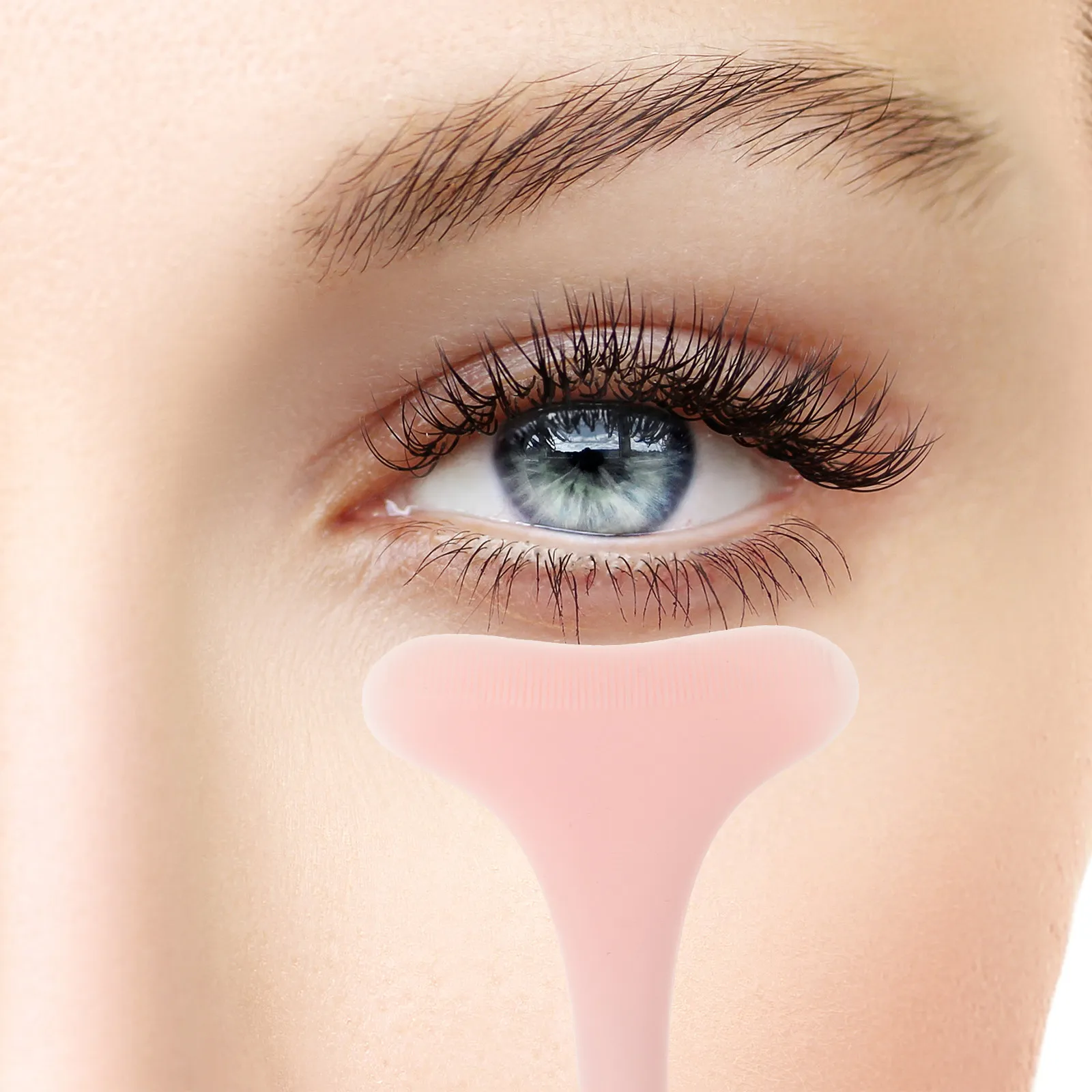 컴팩트 아이라이너 가이드 스텐실 재사용 가능한 속눈썹 템플릿으로 간편한 아이 메이크업 적용이 가능합니다. 아이라이너 아이섀도우용 정밀 도구입니다.