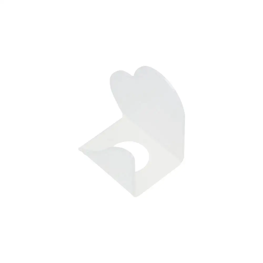 Multifunctioneel acryl transparant palet Herbruikbaar handverfpalet Draagbaar hartvormig foundation mengpalet Dames