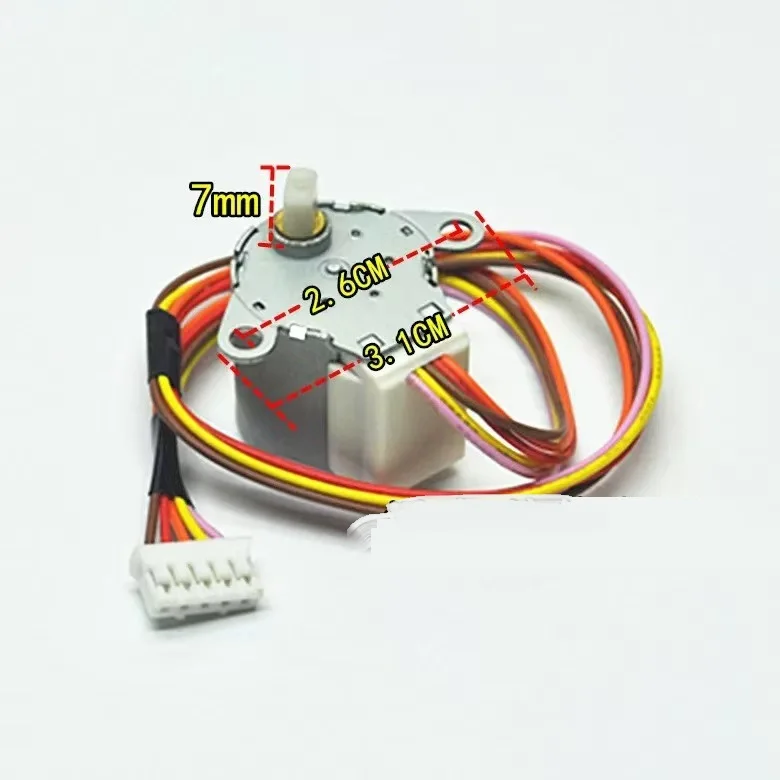 Original Air Conditioning Parts Swing Motor Stepper Motor 20BYJ46 12V Air Conditioning Stepper Motor 26mm Pitch