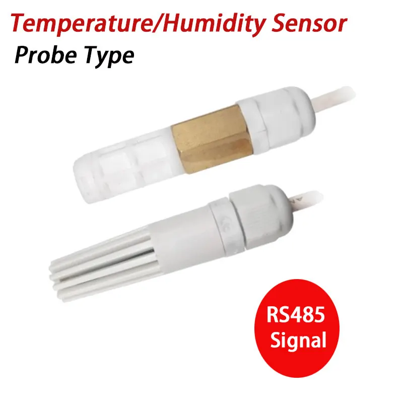 Temperature/Humidity Transmitter Probe RS485 Acquisition Module Industrial Temperature Sensor High Sensitivity Waterproof Dustpr
