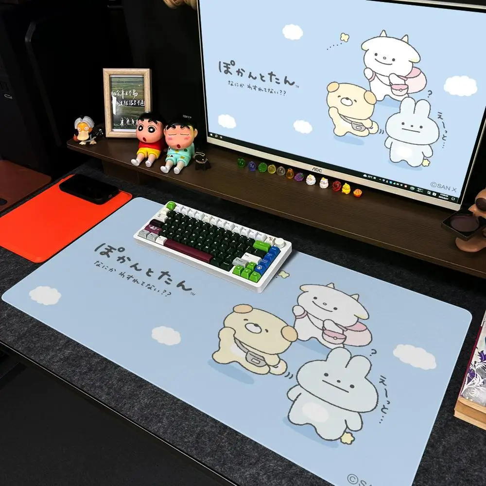 

Mouse Pad Xxl Computer Large Size Non-slip Gamer Keyboard 90x40cm Art Design HD Deskmat Pokantotan