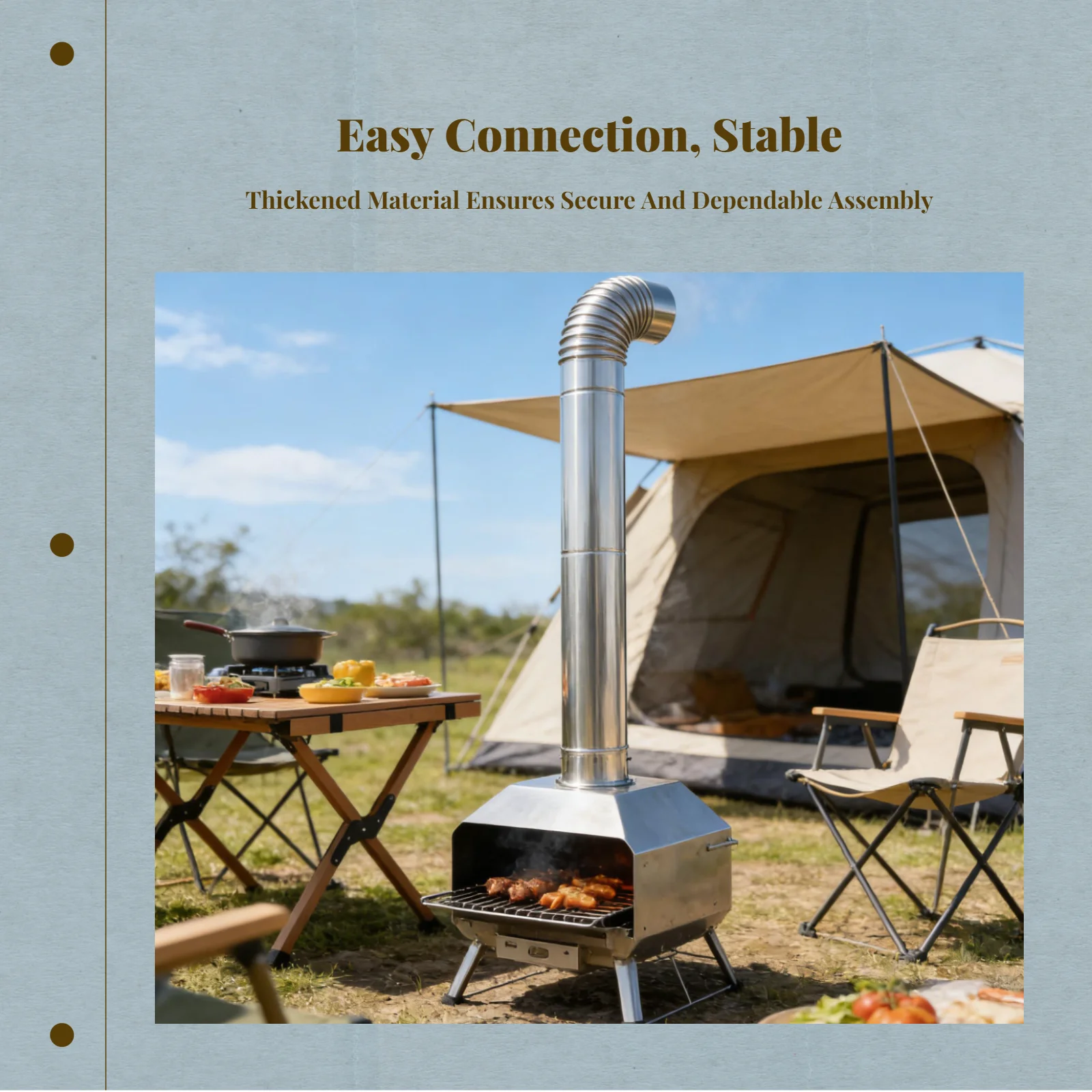 Tubo de Chaminé em Aço Inoxidável 304