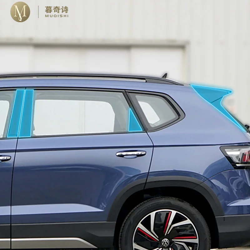 

Car exterior B C window pillar PPF Paint protection Film Anti scratch Scratch repair TPU film For Volkswagen THARU Pro 2023-2025