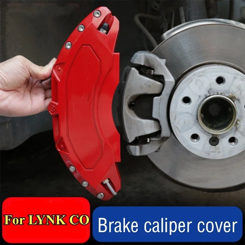 For LYNK CO 01 03 06 Car Brake Caliper Cover Aluminum Alloy LYNKCO Front Rear