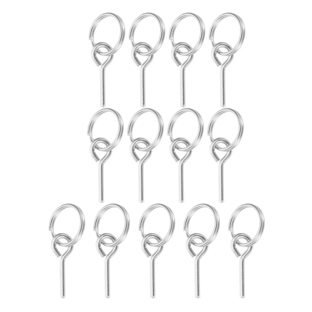 15 قطعة موصلات خيمة مجلفنة تصميم قضيب دبوس واحد عالمي متوافق مع متين ومستقر للتخييم والتنزه في الهواء الطلق #5