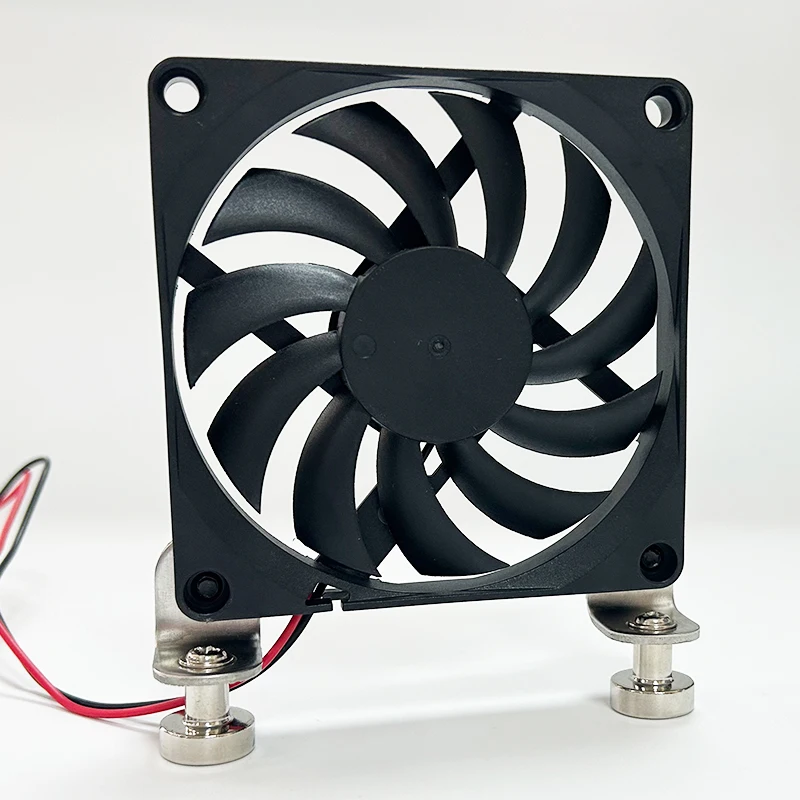 

Universal magnetic suction chassis heat sink fan, vertical magnetic suction screw fan fixing screw vertical installation