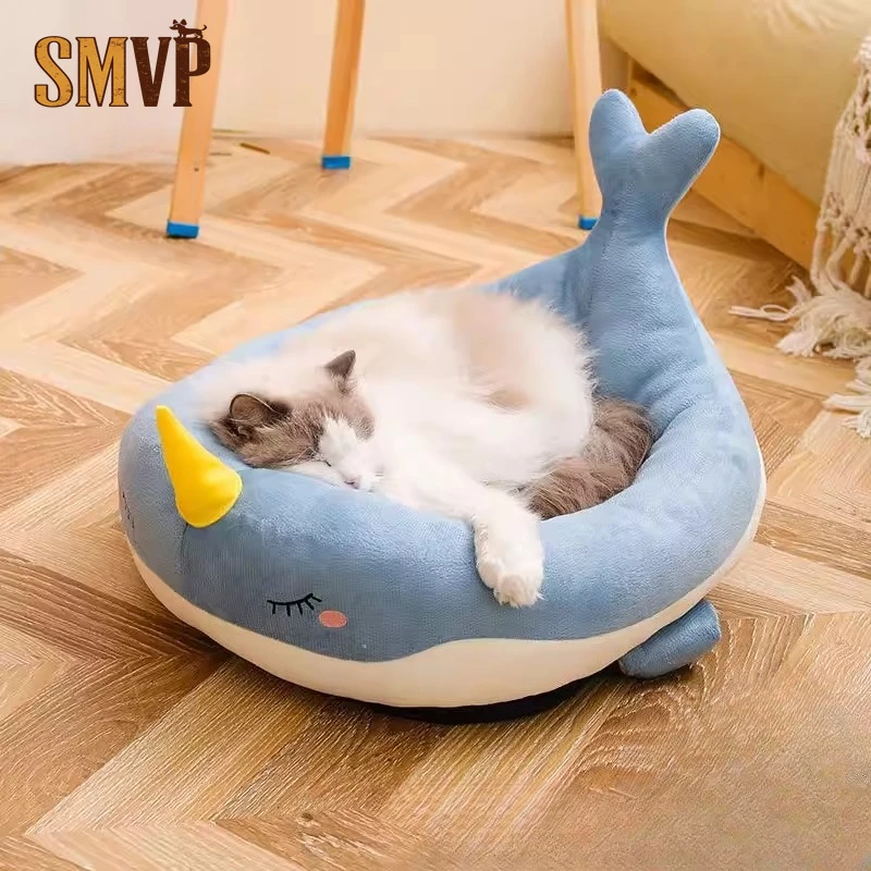 

Keep Warm in Winter and Summer Is Cool Mat Removable and Washable Creative Cute Shape Big White Goose Pet Kitten Puppy Nest
