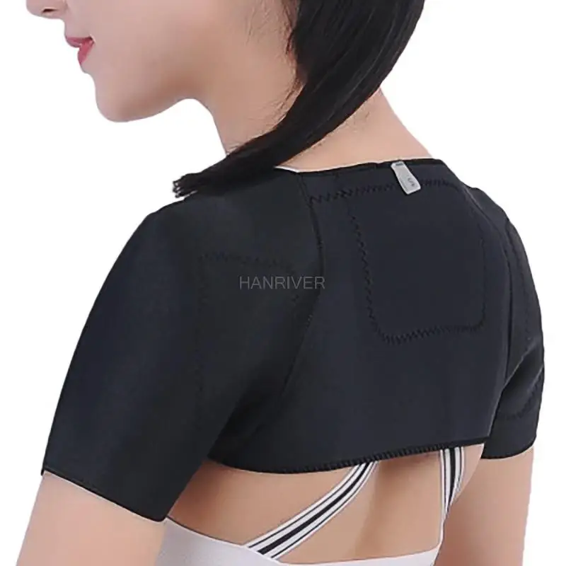 

Shoulder neck warmer, dual shoulder strap, warm shoulder support for exercise, cold protection for middle-aged and elderly