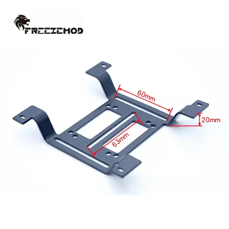 FREEZEMOD Water Cooling Easy Mounting Bracket For Pump/Reservoir/Radiator Installation Fixing, Convex Shape