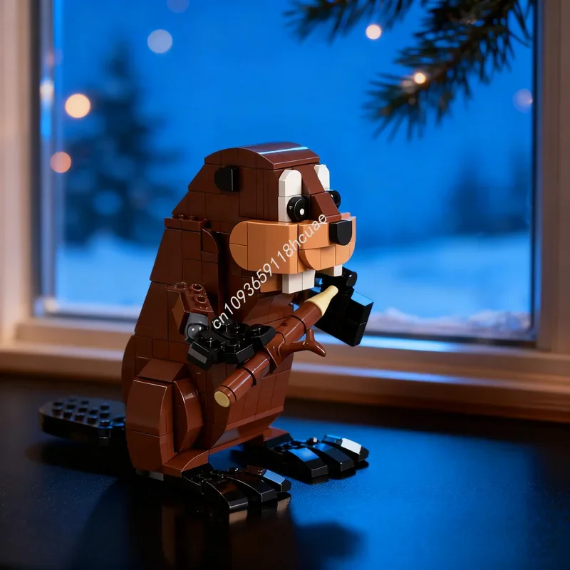 221-個-moc-ビーバー-クリエイトドモデル-ビルディングブロック-建築組み立て-diy-フェスティバルギフトアイデア-おもちゃ-教育用レンガ-誕生日