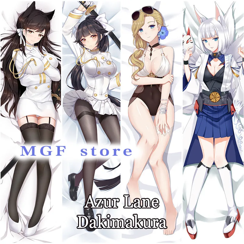 Azur Lane 다키마쿠라 코스프레, IJN Atago JN Takao HMS 후드, 카가 케이스, Hing 바디, 애니메이션 베개 커버, 오타쿠 선물