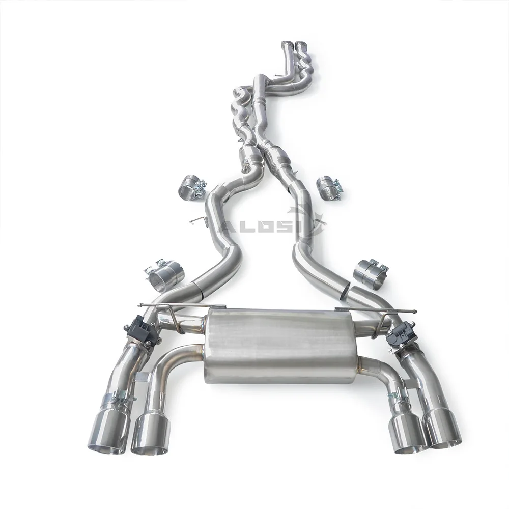 

Suitable for BMW M2C F87 3.0T 2016-2020 304 Stainless Steel Long Tube Exhaust Pipe Muffler