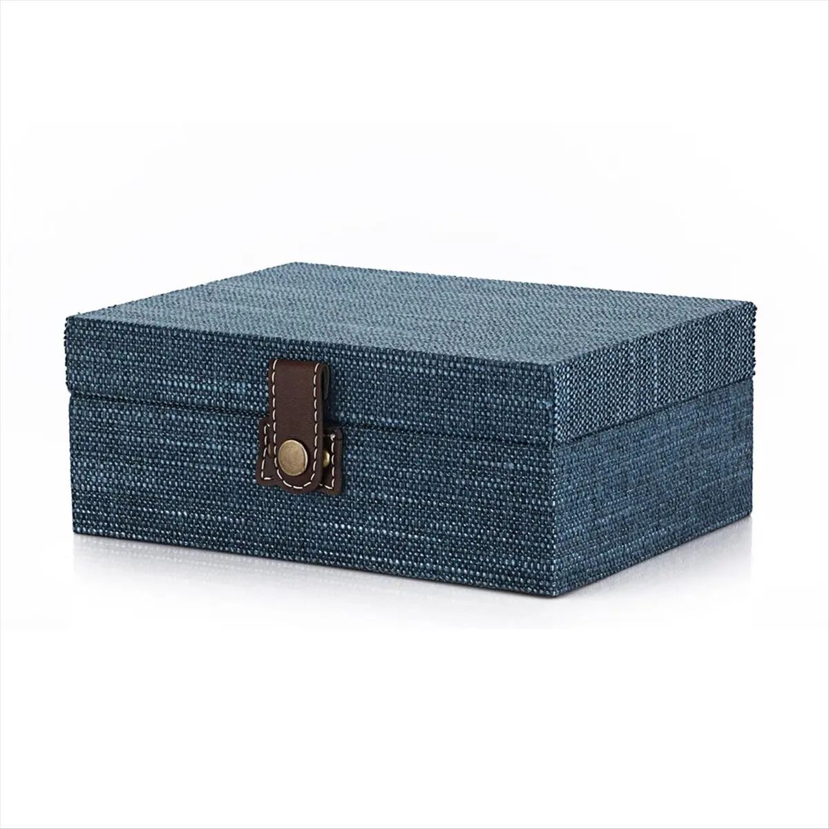 2026 Trend Treasure Chest Box - Wooden Decorative Trinket Jewelry Box with Clasp Memento Keepsake Jewelry Organizer Box Gift