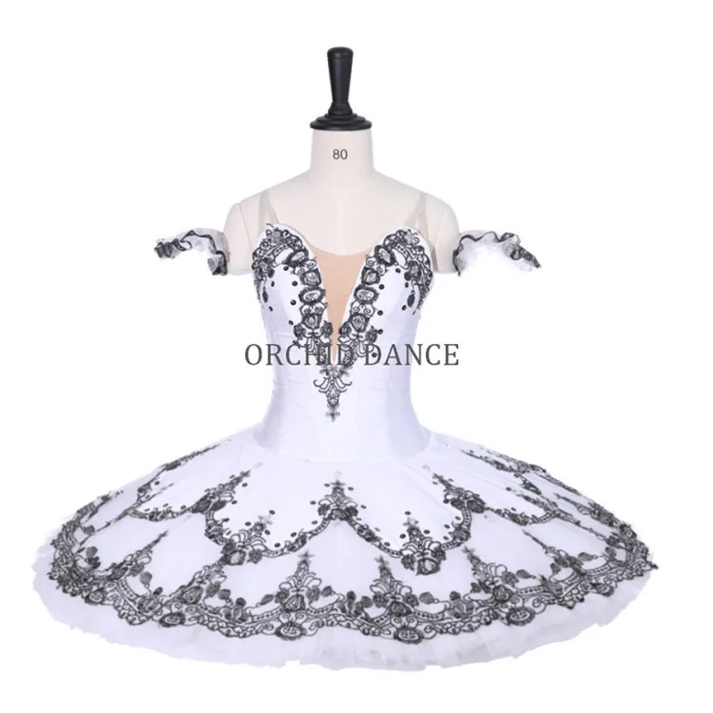 Professional Unique Design Custom Size Girls Performance Wear White Allet Tutu