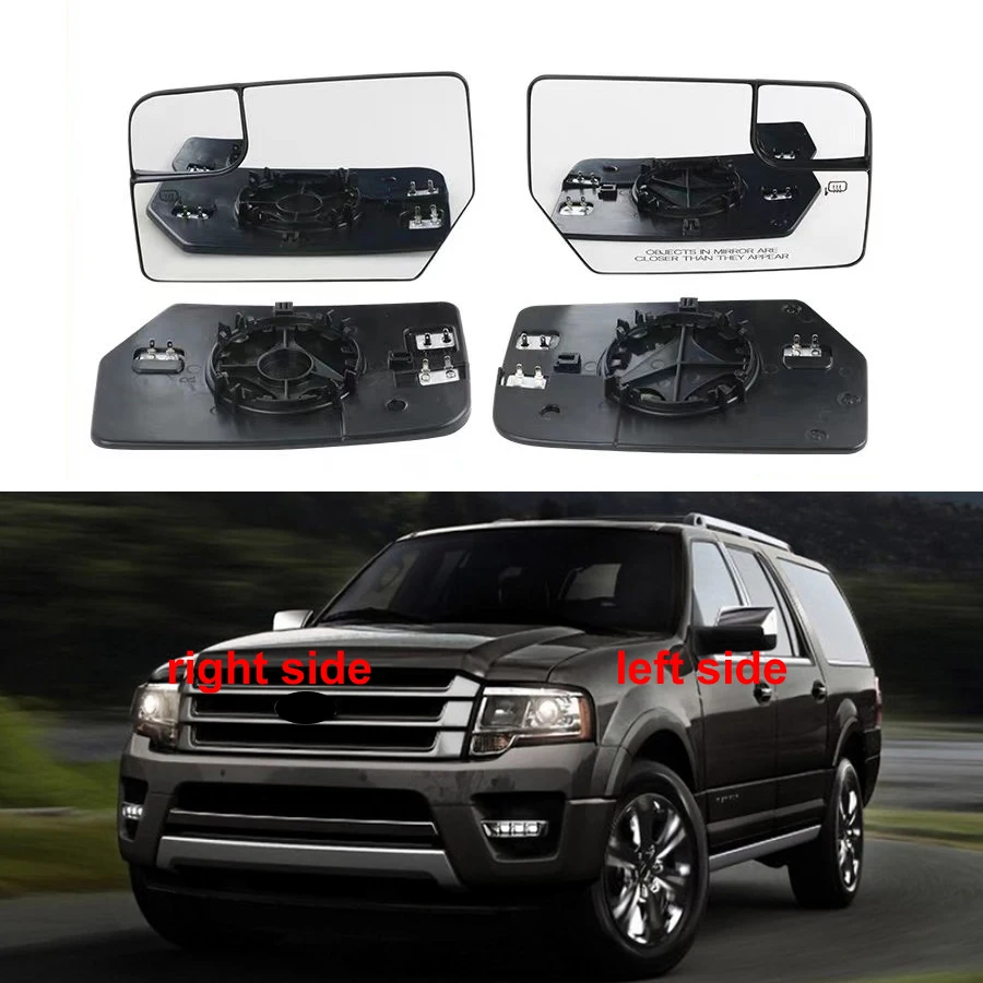 

For Ford Expedition Lincoln Navigator 2012-2017 Auto Side View Mirror Lens Rearview Reflective Lenses Glass with Heating