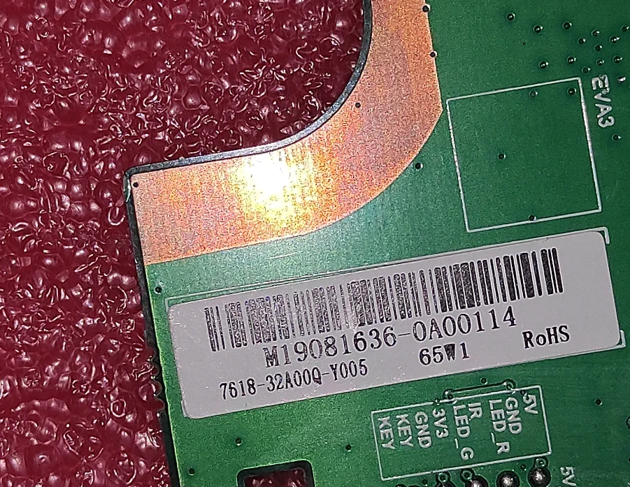¡Envío gratis! TP. Ms3663i. Pb752 7618-32a000q-y005 65w tvf-32fs20, placa base de TV tres en uno, bien probada