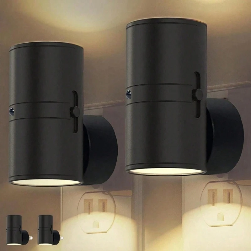  White Soft Night Light Hallway Lighting Soft Glowing Light Plug In Light Suitable for Bathroom and Hallway Lighting
