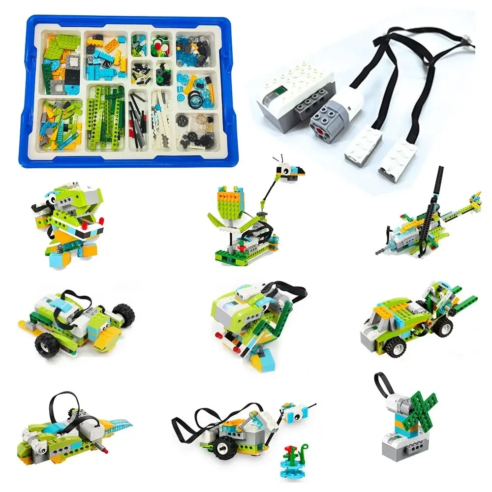 ชุดตัวต่อ WeDo 2.0 Core Set ชิ้นส่วนที่เข้ากันได้ 45300 ฟังก์ชัน DIY ของขวัญคริสต์มาส ของเล่นสำหรับเด็ก