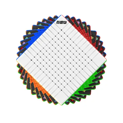 12x12 마그네틱 갤럭시 마그네틱 스피드 큐브 스티커없는 큐빙 12x12x12 마그네틱 매직 큐브 교육 완구 퍼즐 블랙 화이트