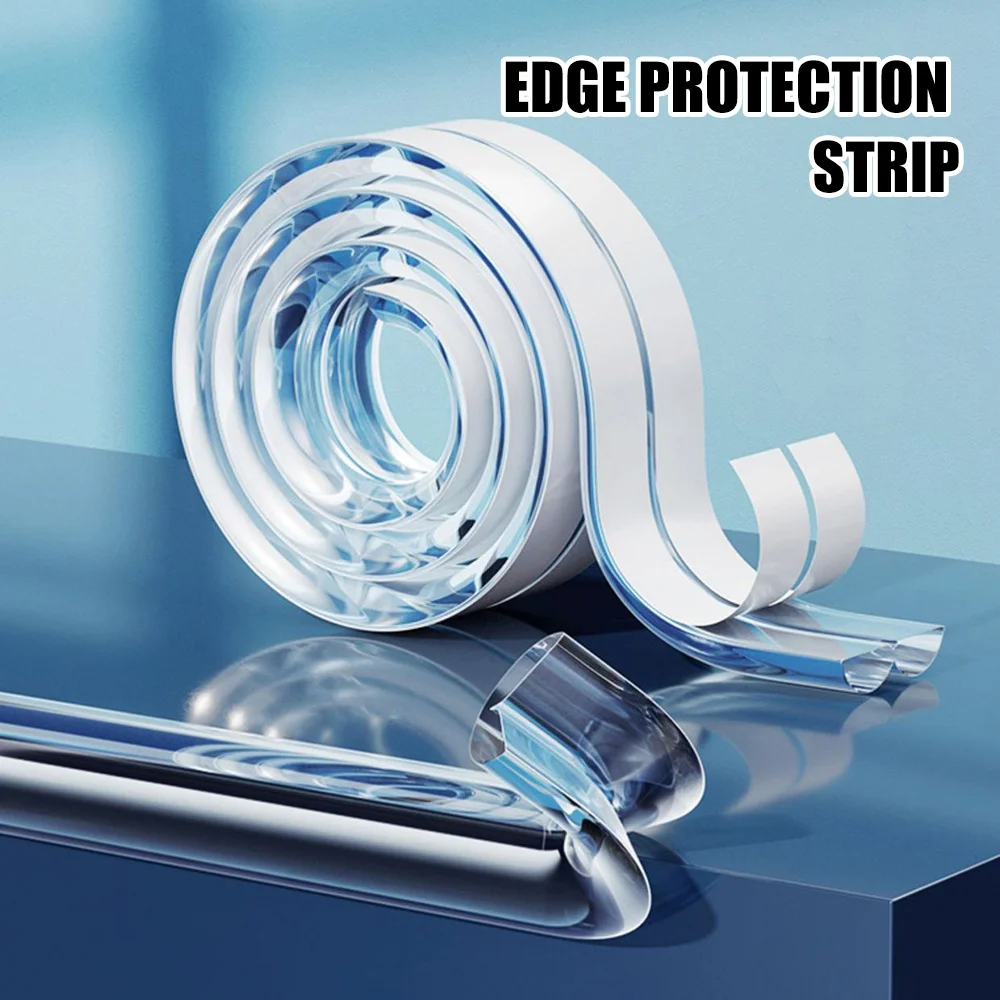 Baby Proofing Edge Protector Strip for Sharp Corners of Cabinets Drawer Edge Protection Strip PVC for Furniture E2S