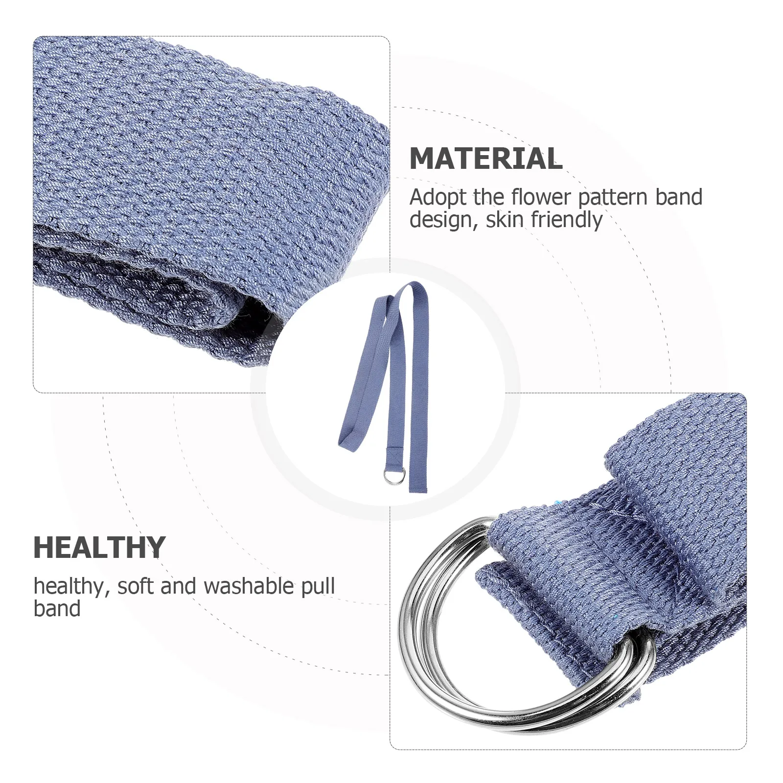 

Elastic Bands for Exercise Yoga Strap Stretching Straps Multifunction Polyester Cotton Out