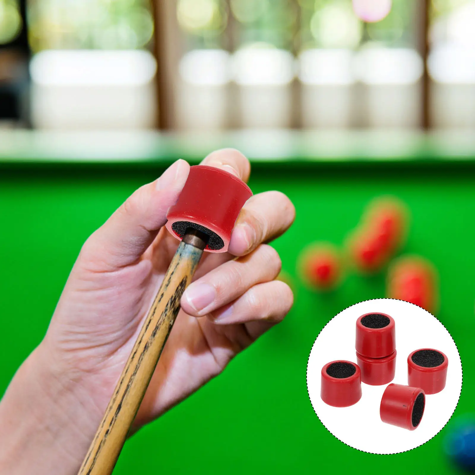 

5Pcs Pool Cue Tip Shaper Durable Material Billiards Repair Tools Grinder Snooker Stick Sander Multifunctional Easy Carry