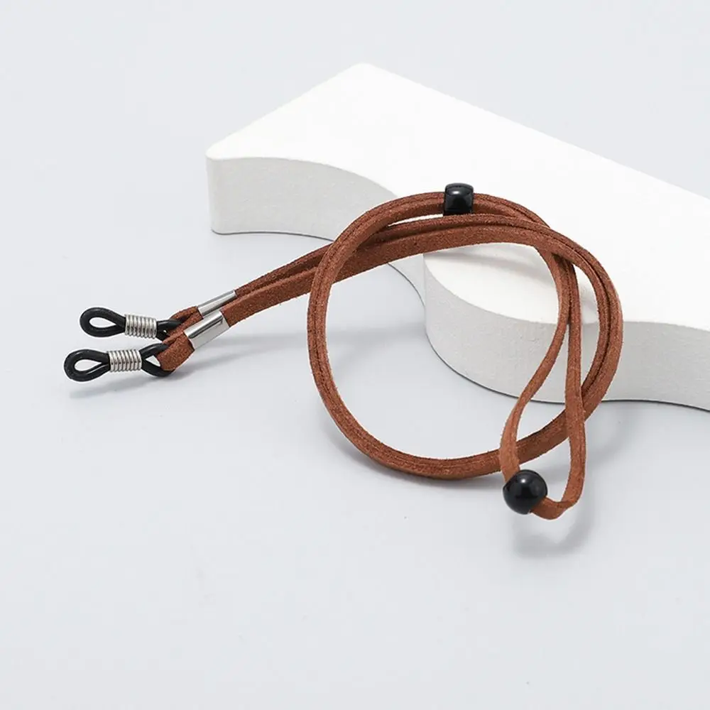 1PC Eyewear Retainer Eyeglasses Holder Strap Cord High Elasticity Durable Suede Leather Eyeglasses Strap Suede Fabric