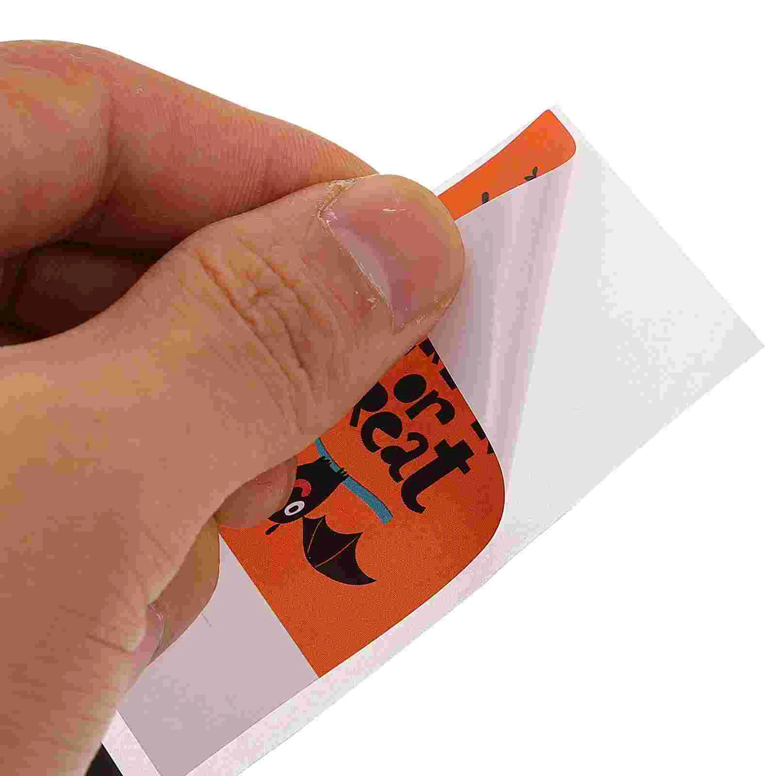 Stickers Gift Labels Sealing for Halloween Round Wrapping Festival Invitation Cards Small