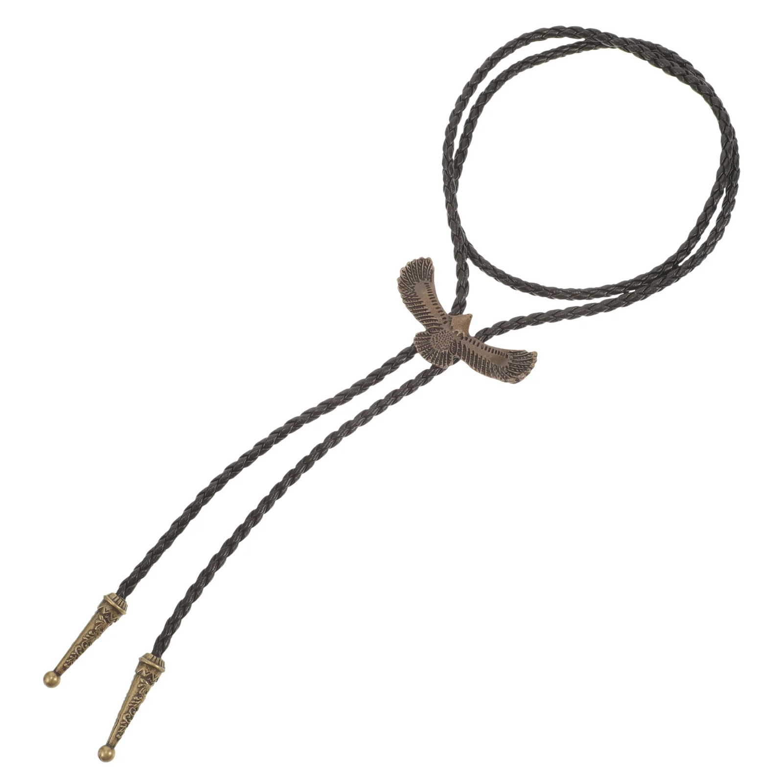 

Bolo Tie Vintage Necktie Adjustable Western Neckwear Decorative Eagle Necklace Party Use Eagle Necklace for Men