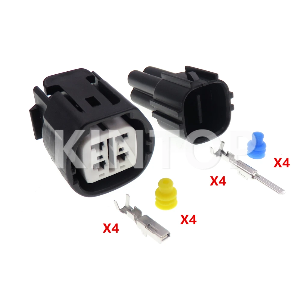 1Set 4 Pins Auto AC Assembly Sealed Connector Car Alternator Regulator Repair Plug 6189-0694 90980-11964 For Honda Acura TOYOTA