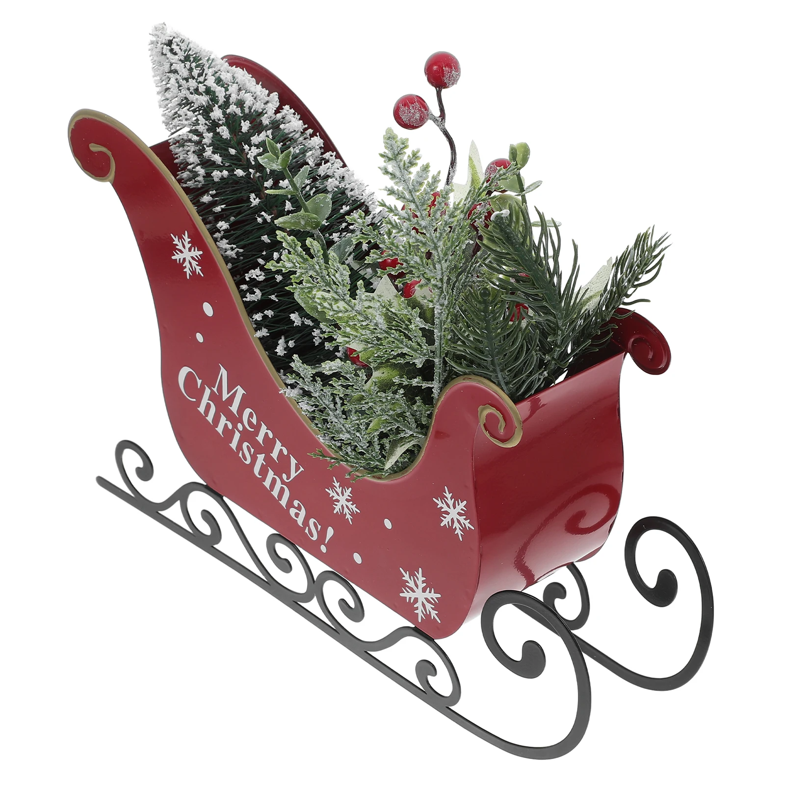 

Iron Christmas nament Safe Material Festive Xmas Atmosphere Xmas Table Decor Home Crafts Mini Figurines