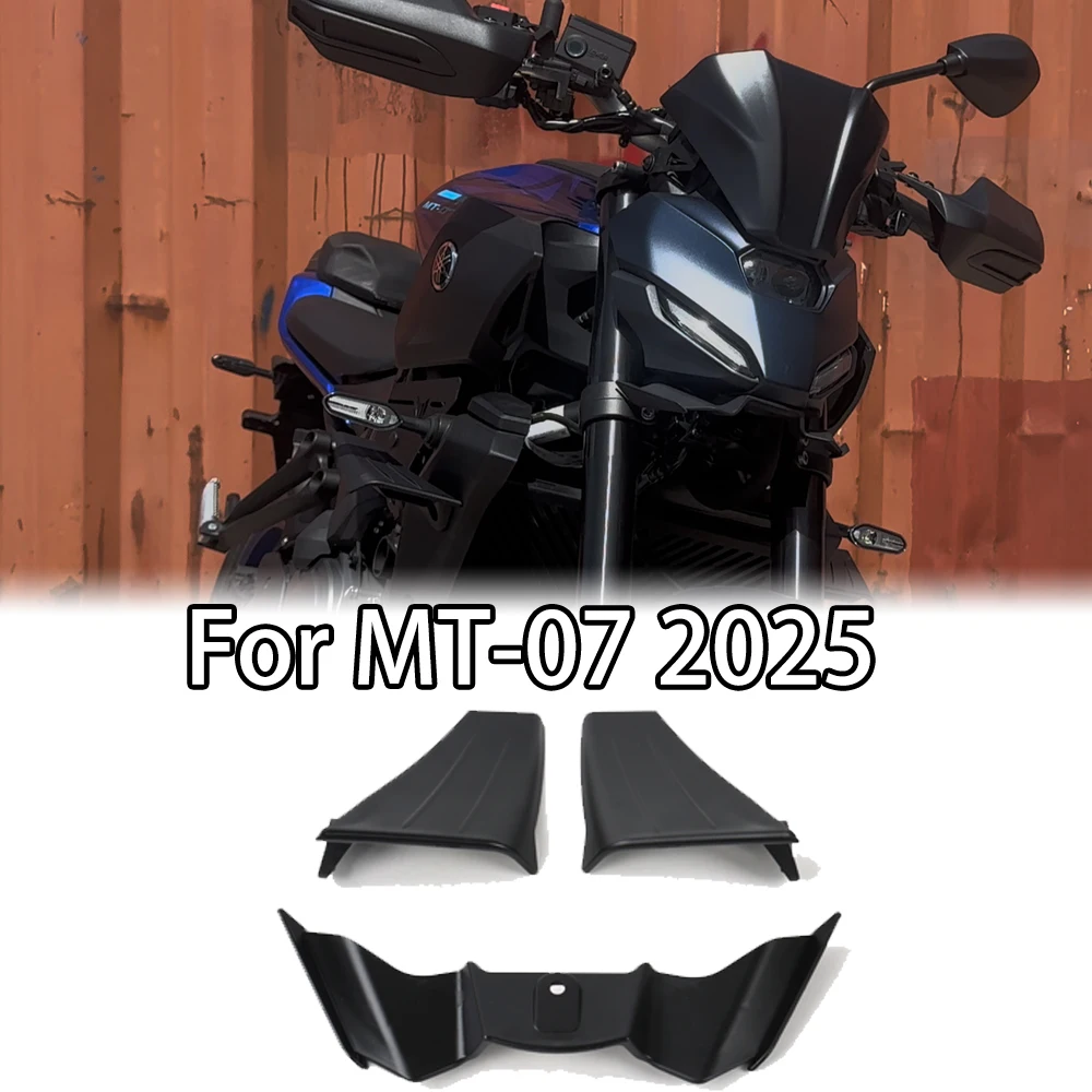

Front Spoilers Wing For YAMAHA MT-07 MT07 2025 Motorcycle Downforce Aero Kits Naked Side Wings