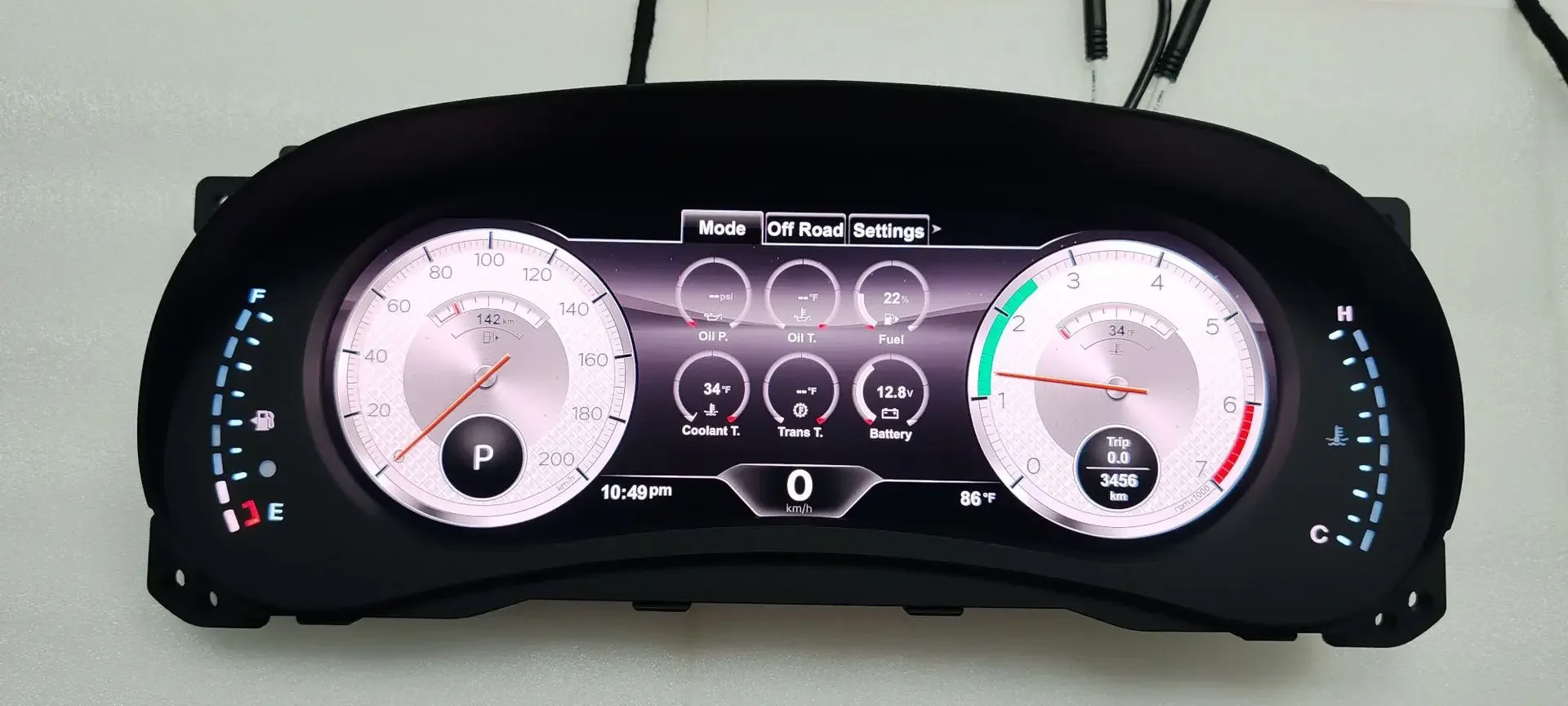 Suitable for JEEP Jeep Wrangler modification and upgrade full LCD instrument panel 2007-2023 full series