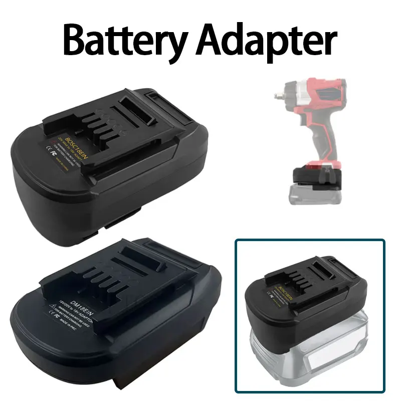 

Для Dewalt/Milwaukee/Bosch 18 В серии PBA литий-ионный аккумулятор, преобразователь в адаптер для электроинструмента Einhell 18 В, инструмент для преобразования аккумулятора