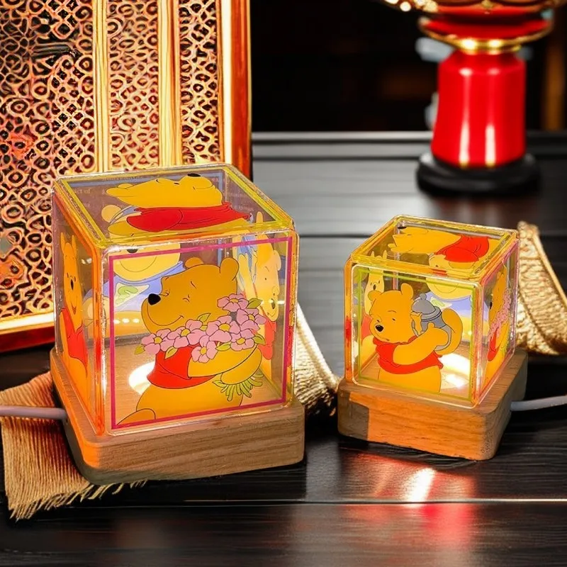 Disney Winnie the Pooh cartoon night light ins style bedroom decoration cute atmosphere light birthday gift for men and women