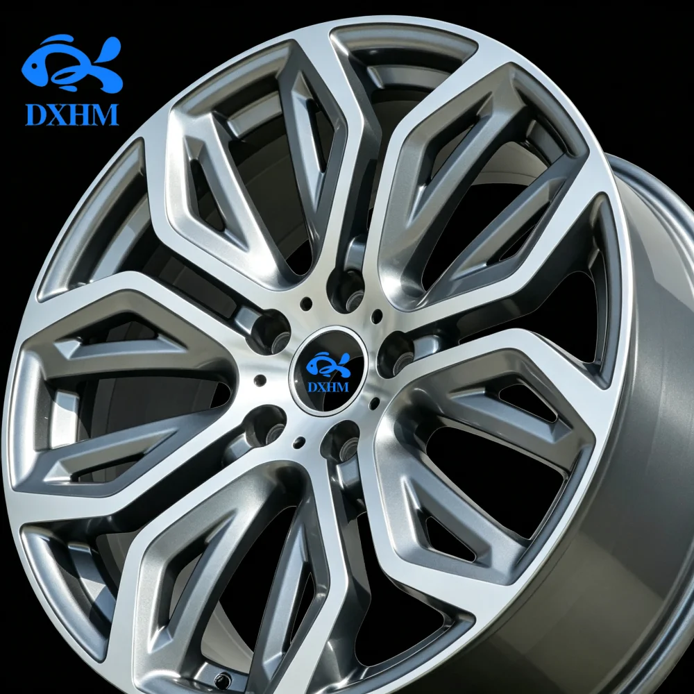 Custom Wheels Forged  Gray Machine Luxury Rims 16 18 19 20 Inch 5x120 5x112 5x114.3 Wheel Hub for E46  Tt Mk2